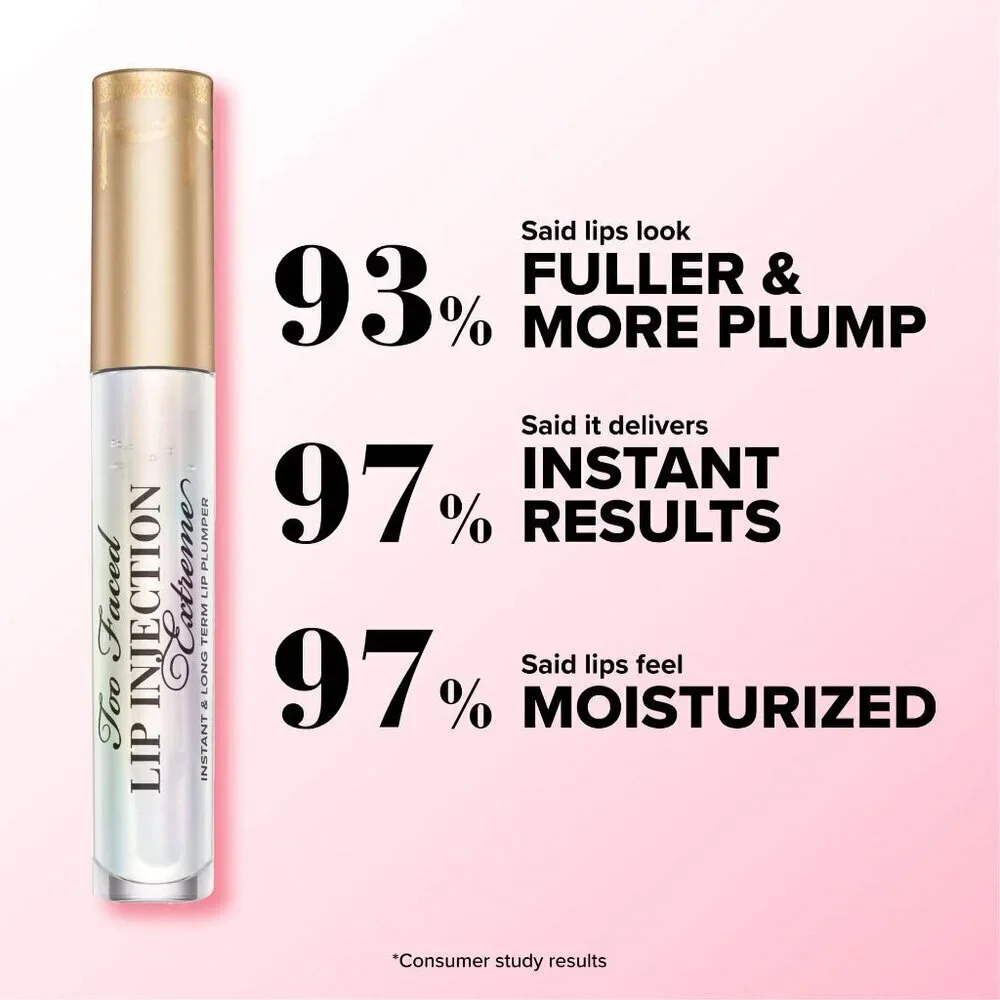 Too Faced Lip Injection Extreme Shade Pink Punch New